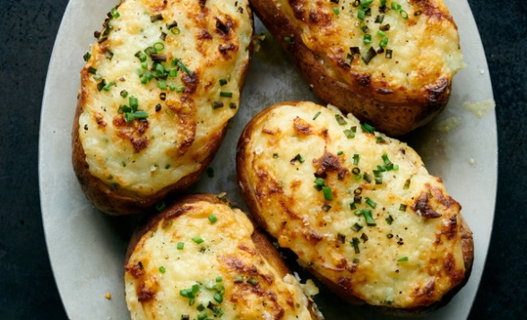 Backdate 2 Twice Baked Potatoes Recipe