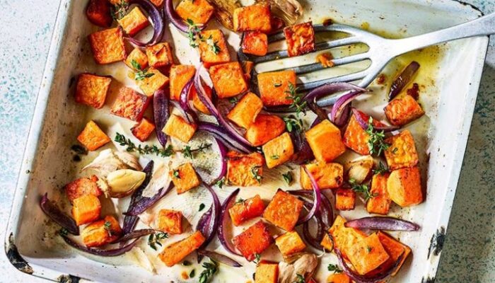 Easy Peasy Oven-Baked Sweet Potatoes Recipe For A Sweet And Savory Side Dish