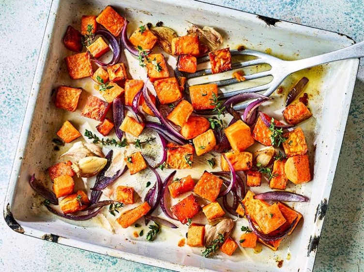 Easy Peasy Oven-Baked Sweet Potatoes Recipe For A Sweet And Savory Side Dish