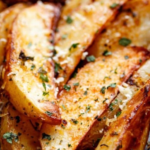 Niche Utama 2 Crispy Garlic Baked Potato Wedges