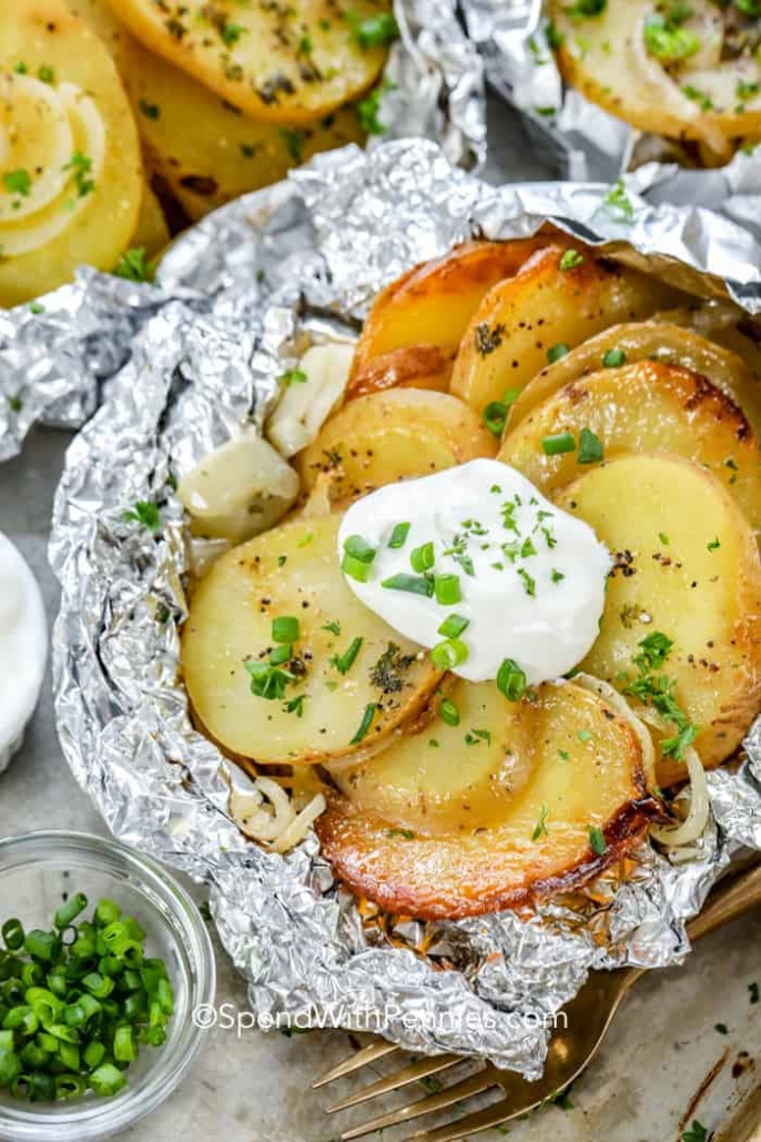 Niche Utama 2 Grilled Potatoes In Foil (potato Packets)