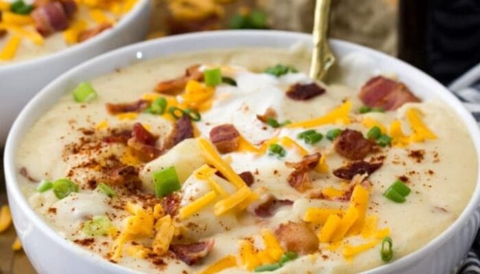 Whip Up A Hearty Batch Of Homemade Potato Soup With This Easy Recipe